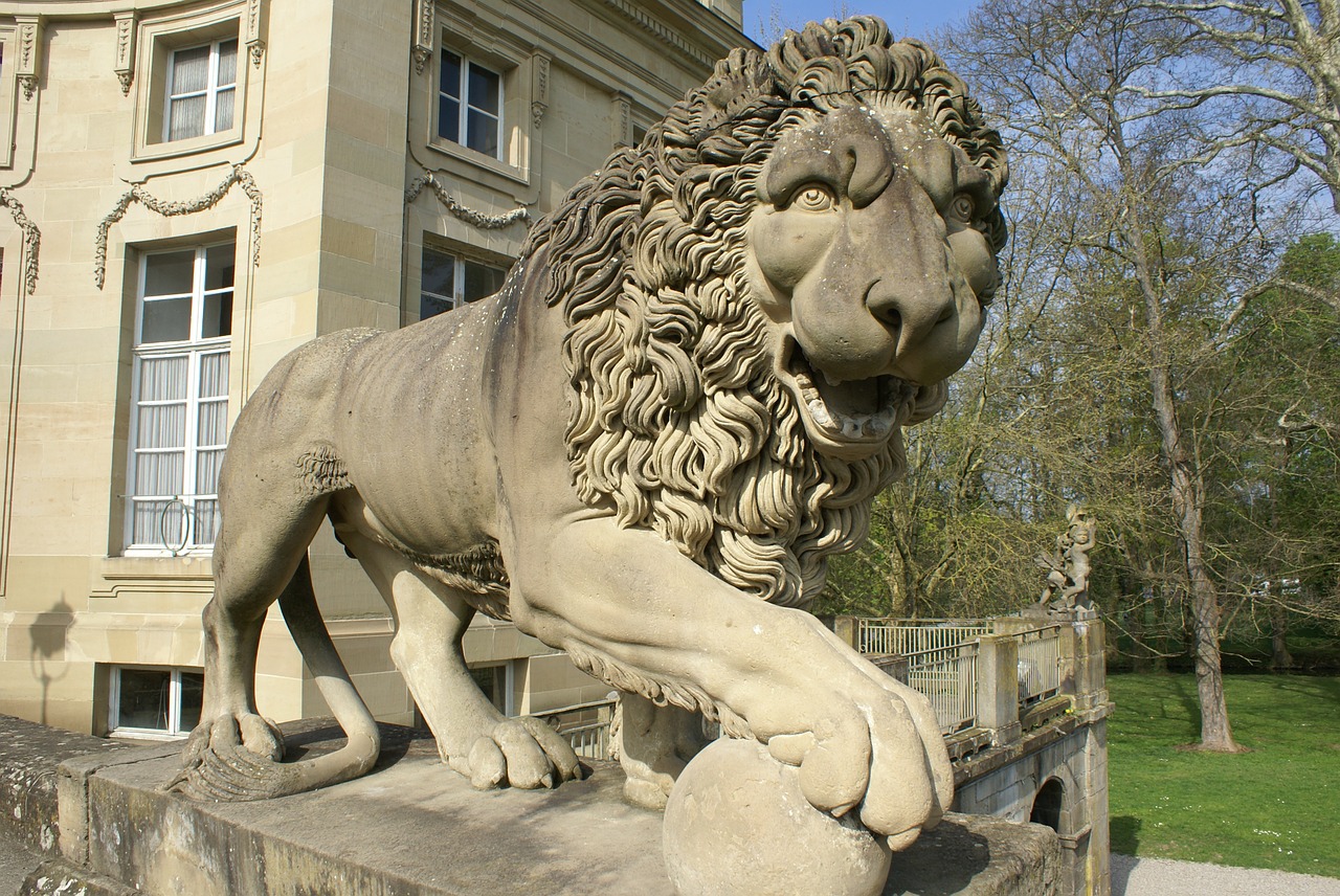 Liūtas, Aukštis, Statula, Liudvigsburgo Vokietija, Nemokamos Nuotraukos,  Nemokama Licenzija