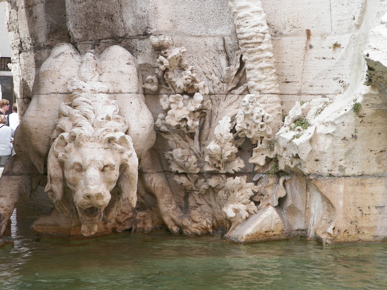 Liūtas, Fontanas, Roma, Architektūra, Senas, Kelionė, Statula, Turizmas, Miestas, Akmuo