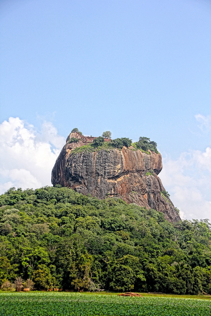 Liūto Akmuo, Šri Lanka, Šventė, Turistai, Gamta, Dangus, Kraštovaizdis, Budizmas, Kalnas, Sigiriya