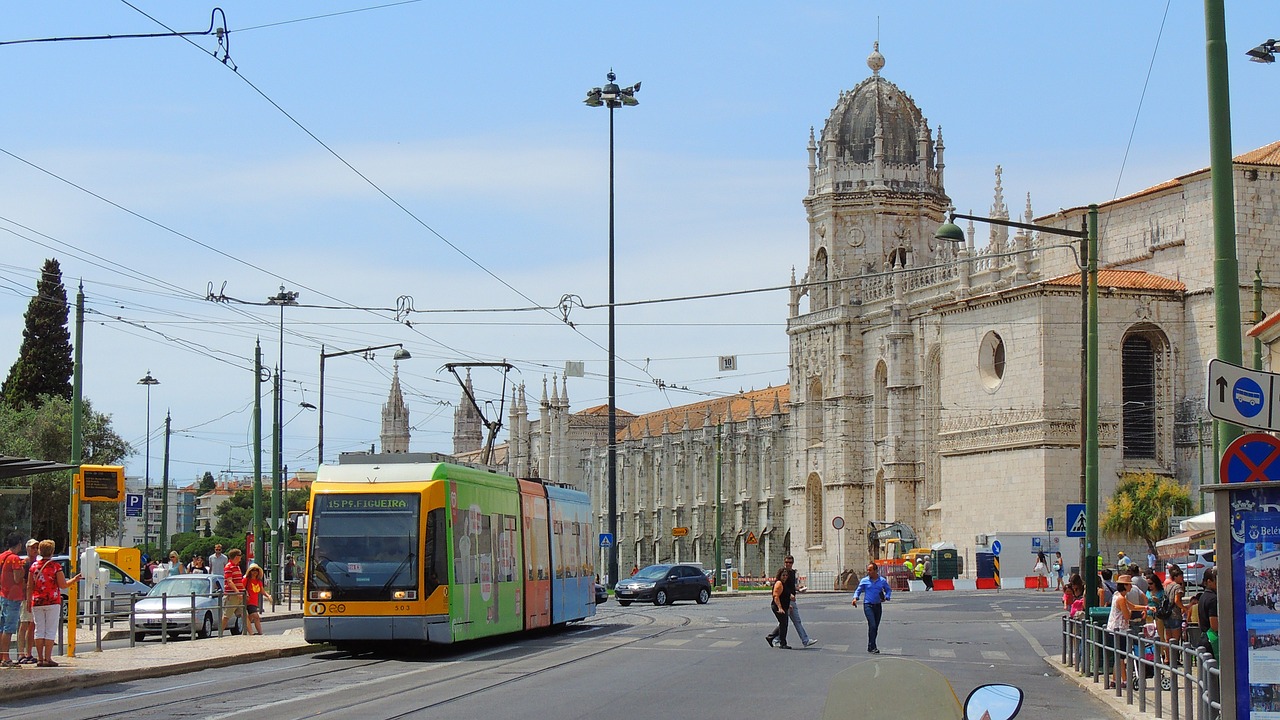 Lisboa, Tramvajus, Portugal, Miestas, Lisbonas, Europa, Gatvė, Kelionė, Turizmas, Miesto Panorama