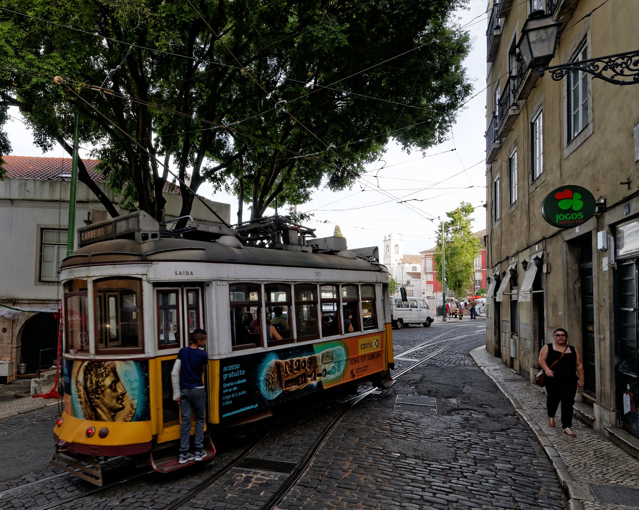 Lisbonas, Portugal, Senamiestis, Tramvajus, Kelias, Gatvė, Nemokamos Nuotraukos,  Nemokama Licenzija