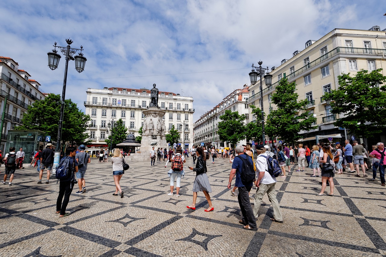 Lisbonas, Portugal, Erdvė, Kioskas, Senamiestis, Lisboa, Vasara, Architektūra, Istoriškai, Europa