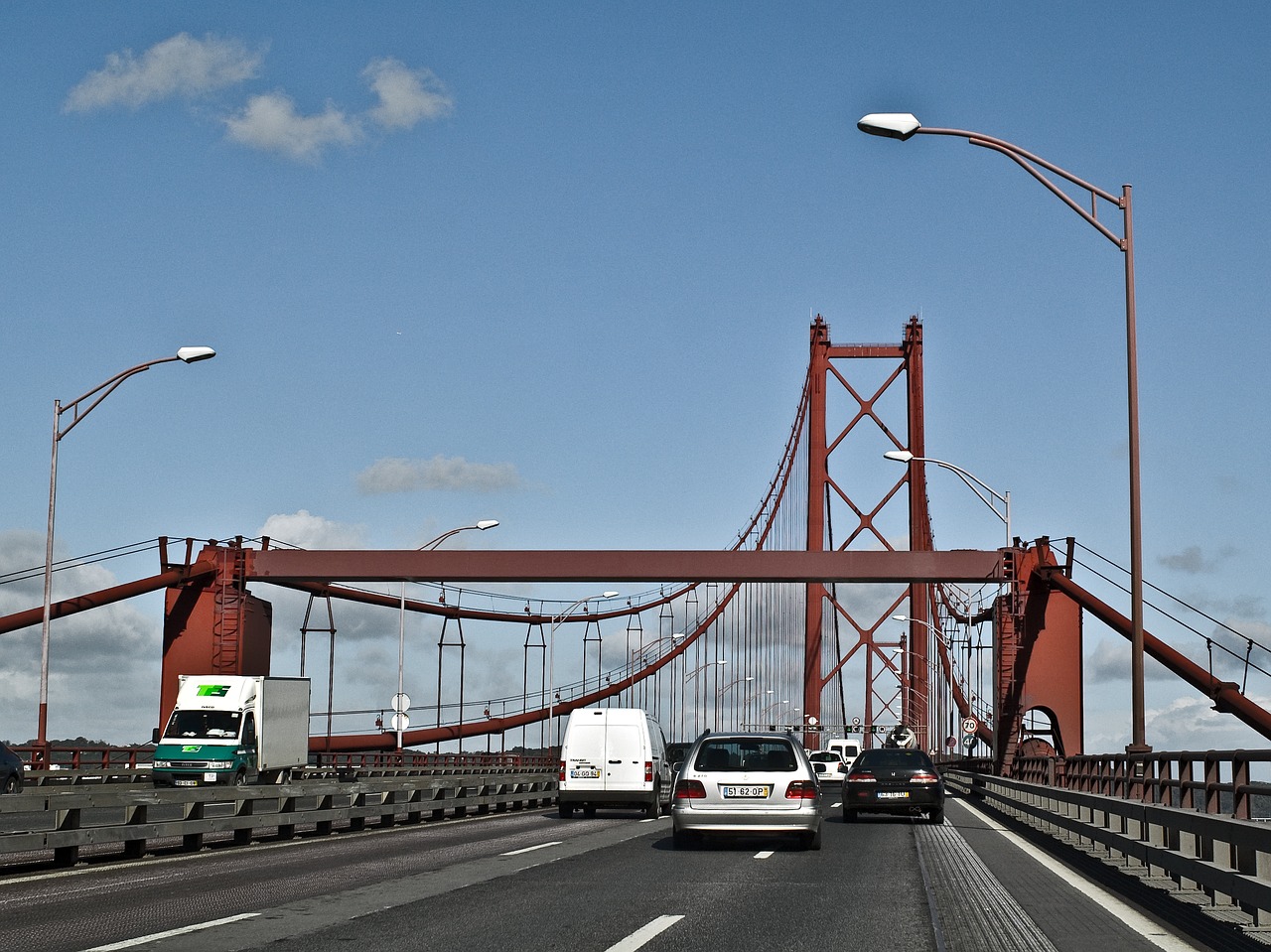 Lisbonas, Portugal, Tiltas, Kabantis Tiltas, Nemokamos Nuotraukos,  Nemokama Licenzija