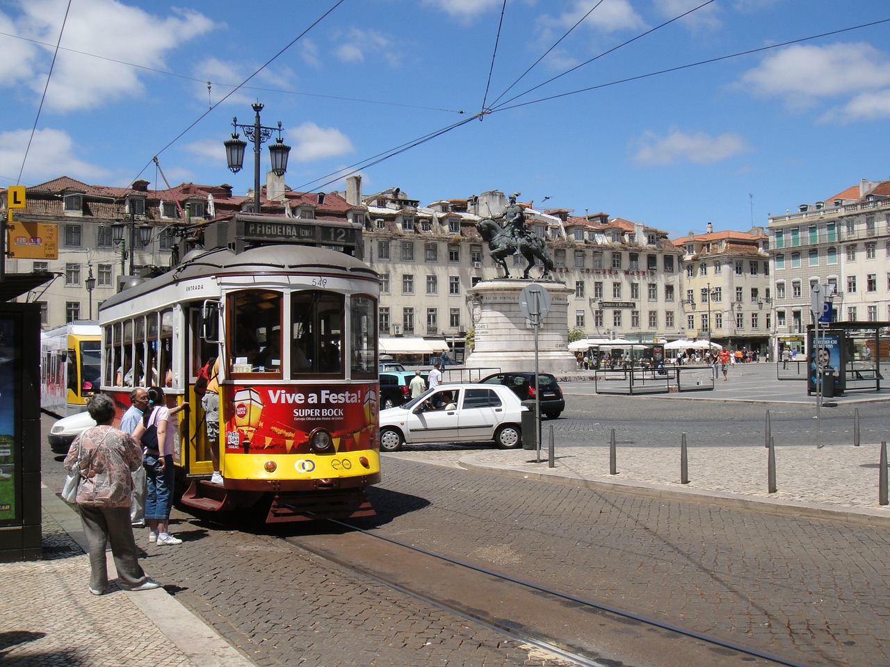Lisbonas, Tramvajus, Portugal, Nemokamos Nuotraukos,  Nemokama Licenzija