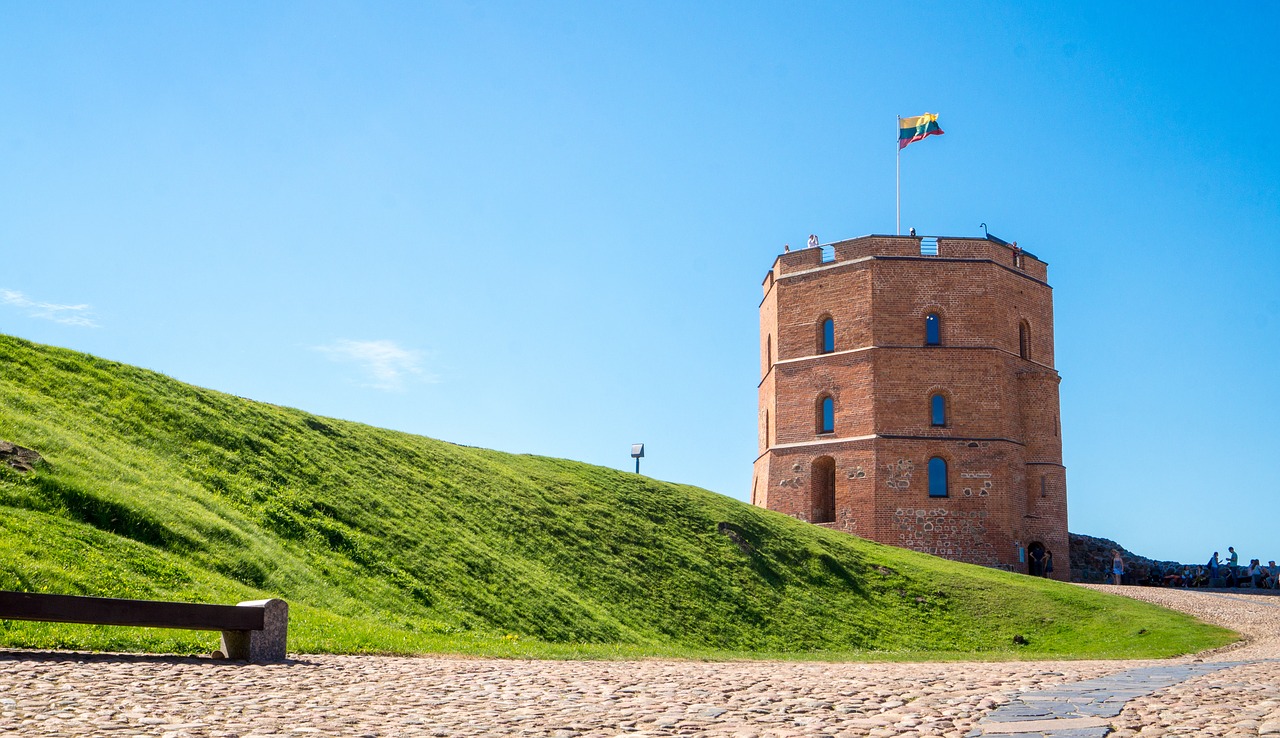 Lietuviškai, Vilnius, Kapitalo, Vėliava, Kelionė, Turizmas, Kelionė, Pritraukimas, Kraštovaizdis, Miestas