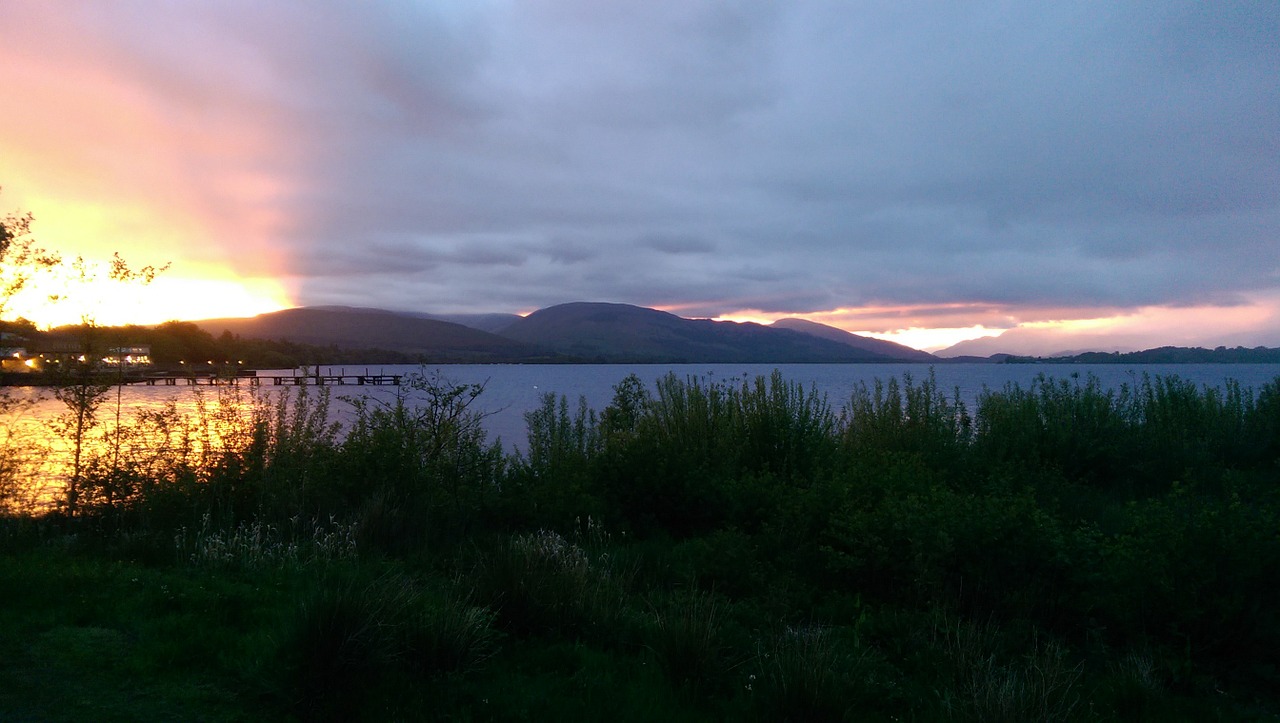 Loch Lomond, Saulėlydis, Ežeras, Loch, Škotija, Vanduo, Nemokamos Nuotraukos,  Nemokama Licenzija