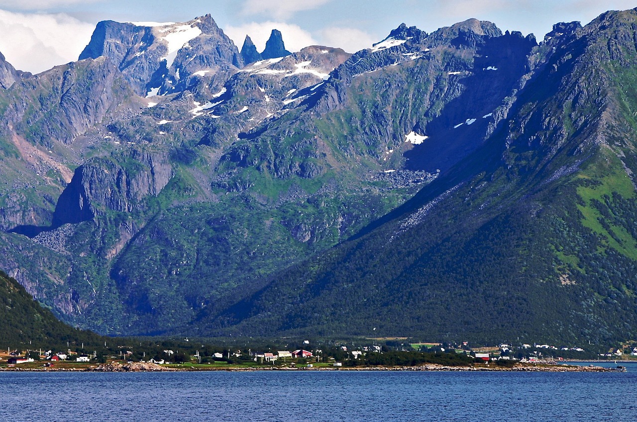 Lofoten, Norvegija, Skandinavija, Hurtigruten, Kalnai, Norge, Gamta, Kraštovaizdis, Fjordas, Peizažai