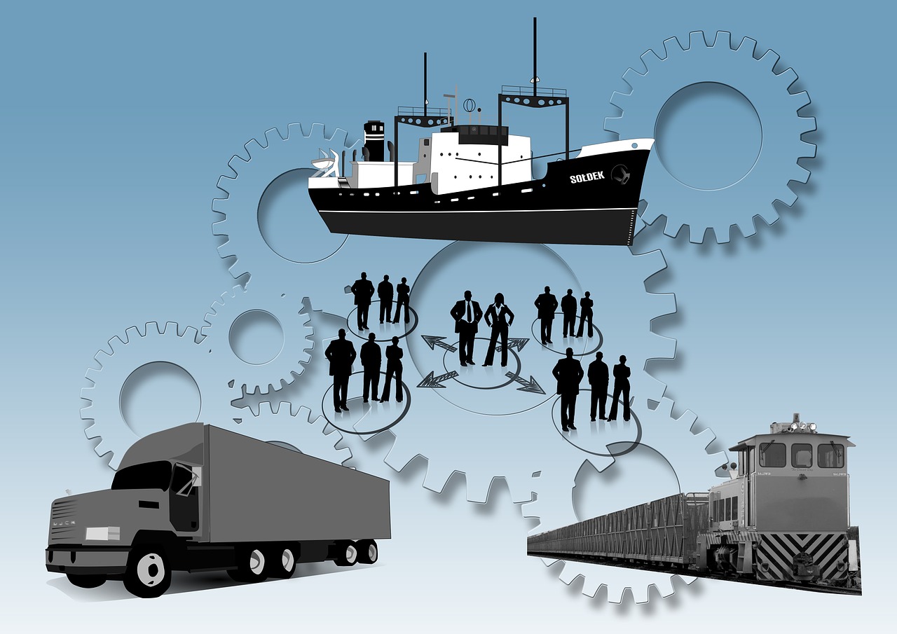 Logistika, Sunkvežimis, Prekinis Traukinys, Frachtschiff, Asmeninis, Grupė, Įrankiai, Transmisija, Sąveika, Pastatas