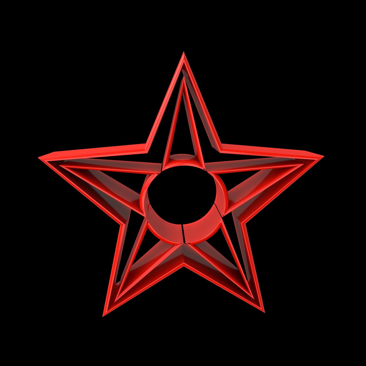 Logotipas, Mygtukas, Simbolis, Personažai, 3D, Žvaigždė, Raudona, Nemokamos Nuotraukos,  Nemokama Licenzija