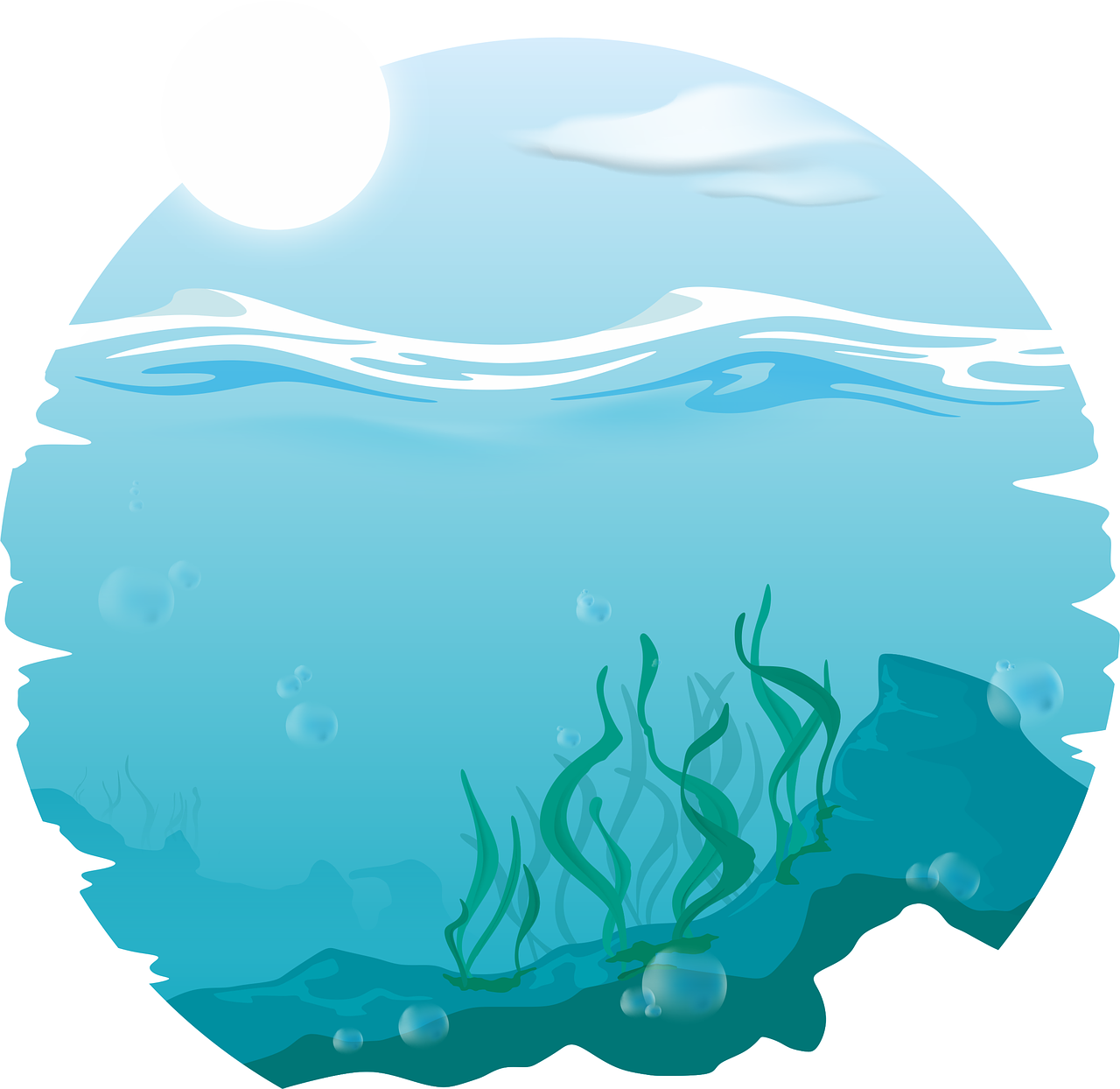 Logotipas, Jūra, Lapinė, Alga, Marin, Fonas, Vandenynas, Povandeninis, Nemokamos Nuotraukos,  Nemokama Licenzija