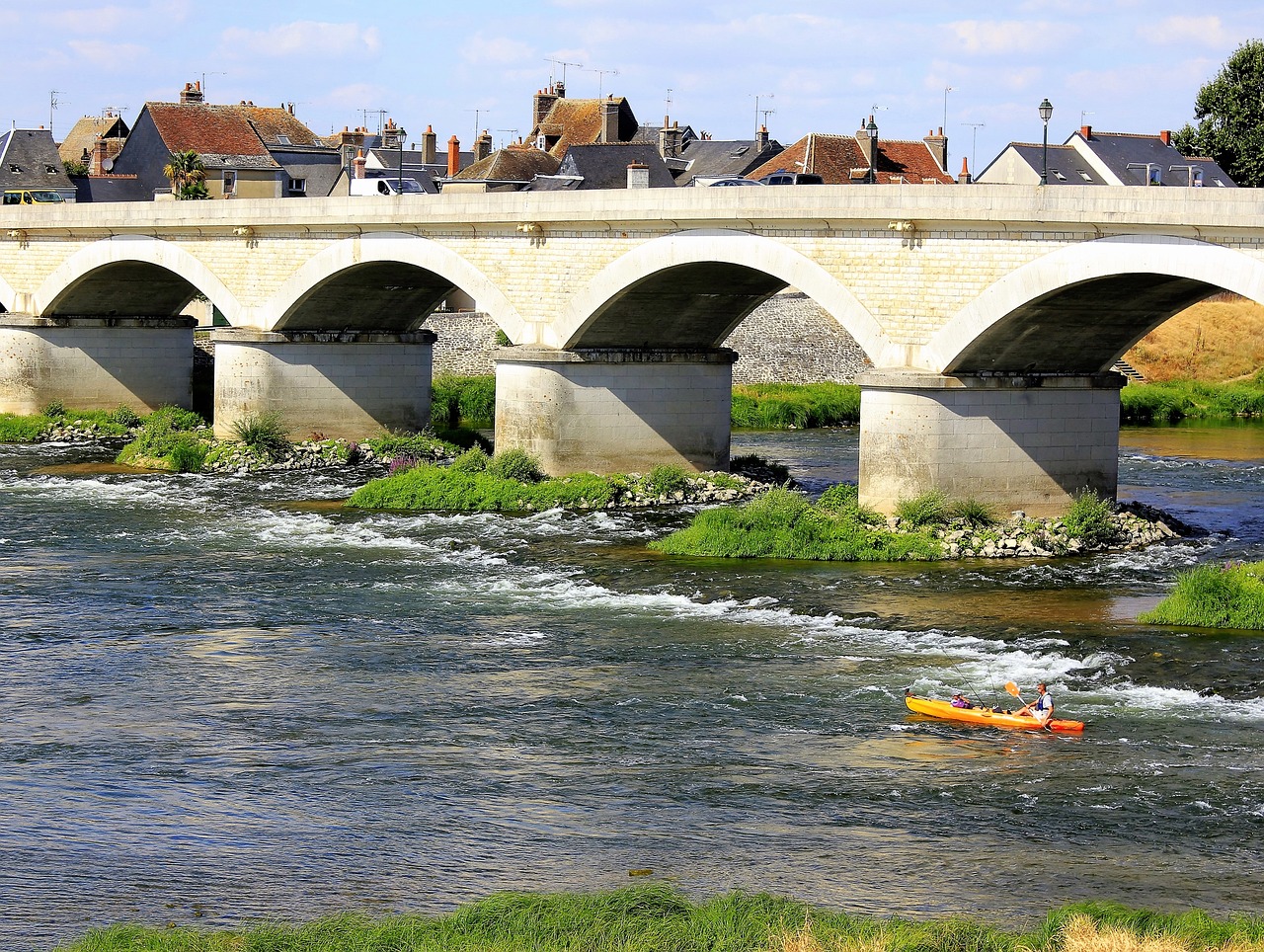 Loire, Upė, Vandenys, Tiltas, France, Nemokamos Nuotraukos,  Nemokama Licenzija