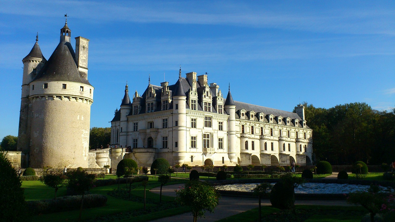 Loire, Chenonceau, Pilis, Nemokamos Nuotraukos,  Nemokama Licenzija