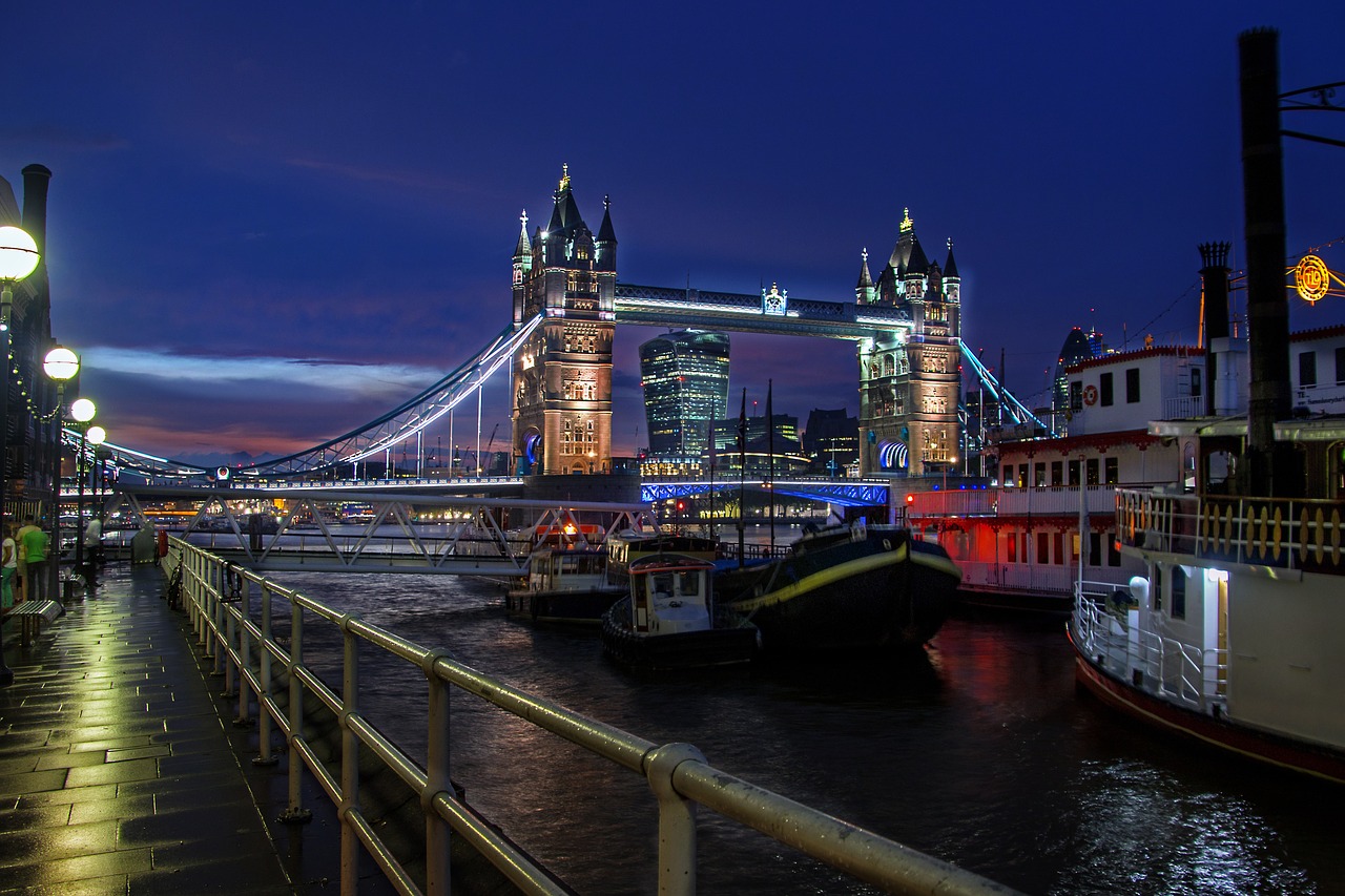 Londonas, Bokšto Tiltas, Tiltas, Jungtinė Karalystė, Anglija, Temzės Upė, Orientyras, Londono Bokštas, Lankytinos Vietos, Turizmas