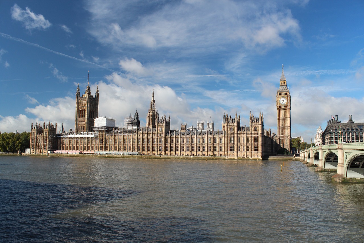 Londonas, Parlamentas, Temzės Upė, Westminster, Didysis Benas, Anglija, Jungtinė Karalystė, Lankytinos Vietos, Orientyras, Architektūra