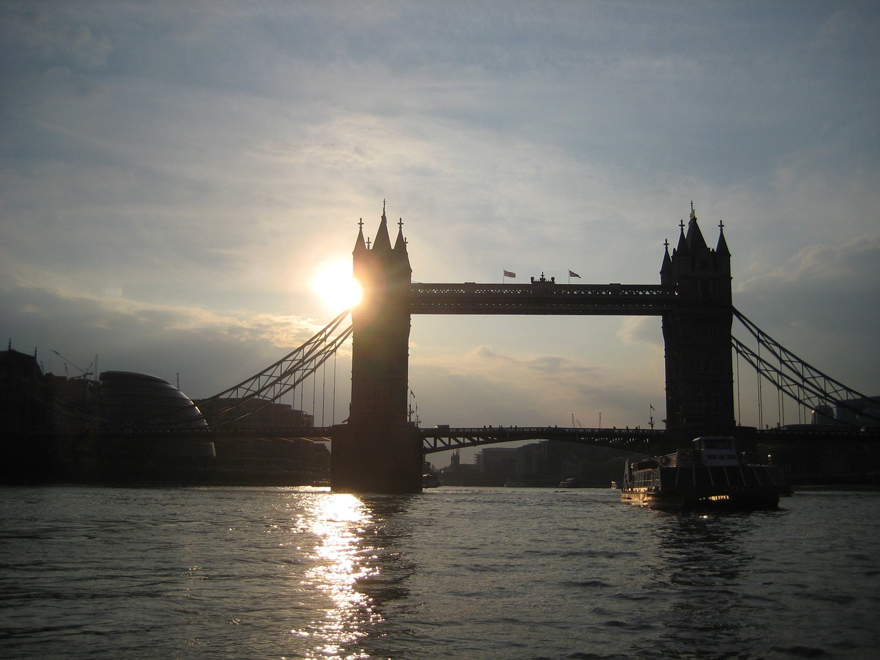 Londonas, Bokšto Tiltas, Temzės Upė, Saulėlydis, Vakaras, Nemokamos Nuotraukos,  Nemokama Licenzija