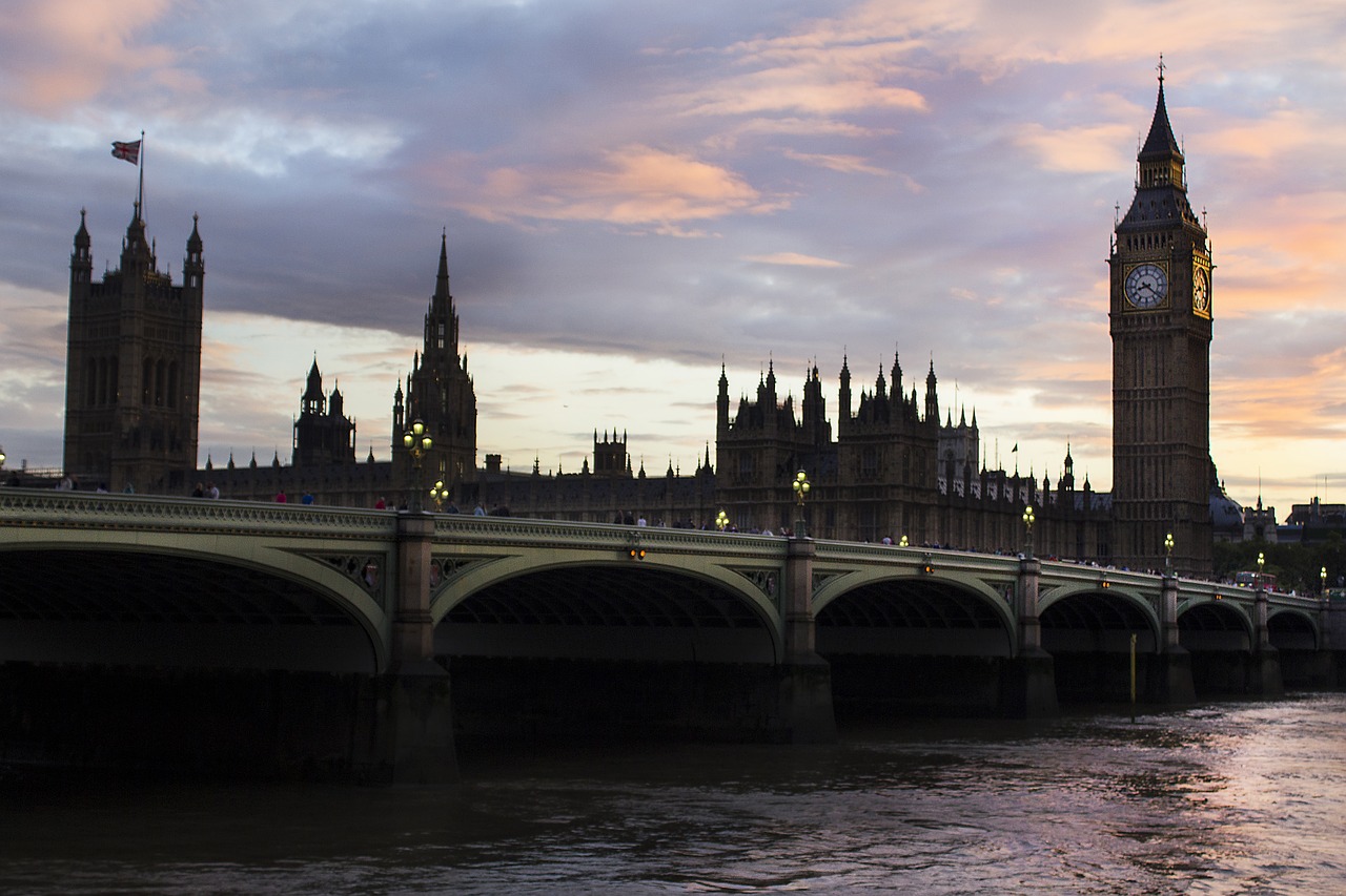 Londonas, Architektūra, Tiltas, Centras, Paminklai, Saulėlydis, Kraštovaizdis, Lietus, Šlapias, Nemokamos Nuotraukos