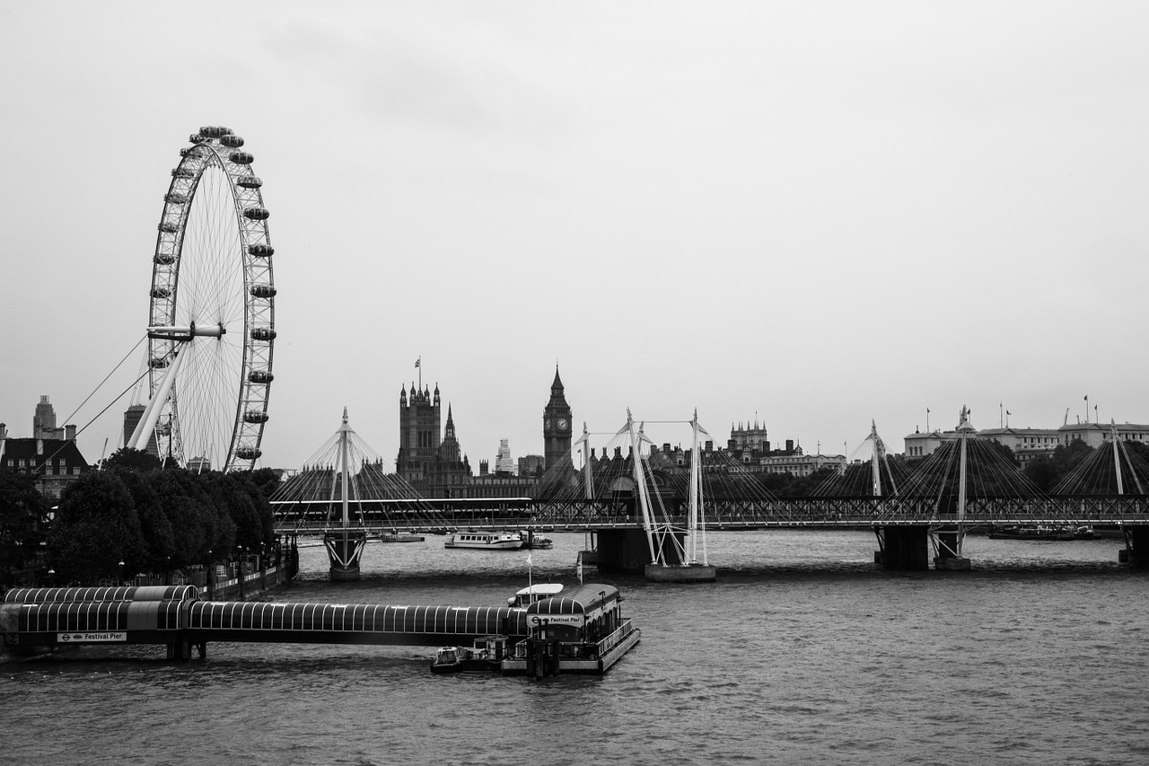 Londonas, Londono Akis, Upė, Kraštovaizdis, Architektūra, Panorama, Miestas, Miesto Panorama, Bokštas, Pastatas