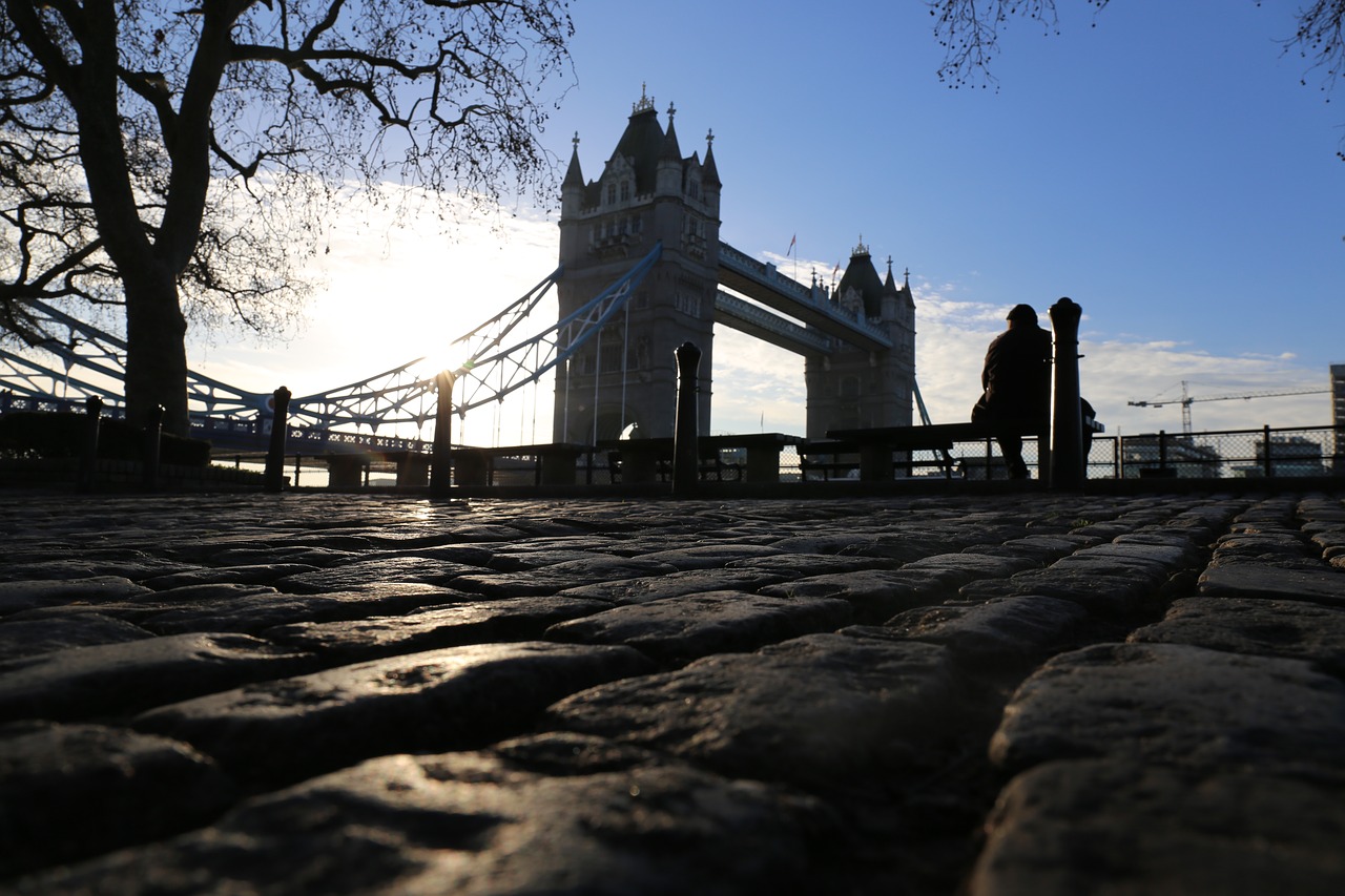Londonas, Bokšto Tiltas, Lankytinos Vietos, Rytas, Dangus, Tiltas, Jungtinė Karalystė, Turistų Atrakcijos, Orientyras, Temzės Upė