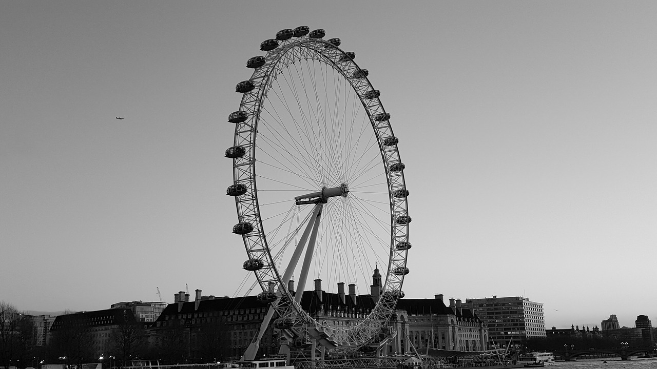 Londonas, Londono Akis, Londono Akis, Londonas Ferris Wheel, Nemokamos Nuotraukos,  Nemokama Licenzija