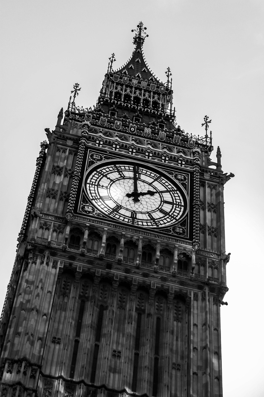 Londonas, Didysis Benas, Anglija, Westminster, Jungtinė Karalystė, Nemokamos Nuotraukos,  Nemokama Licenzija