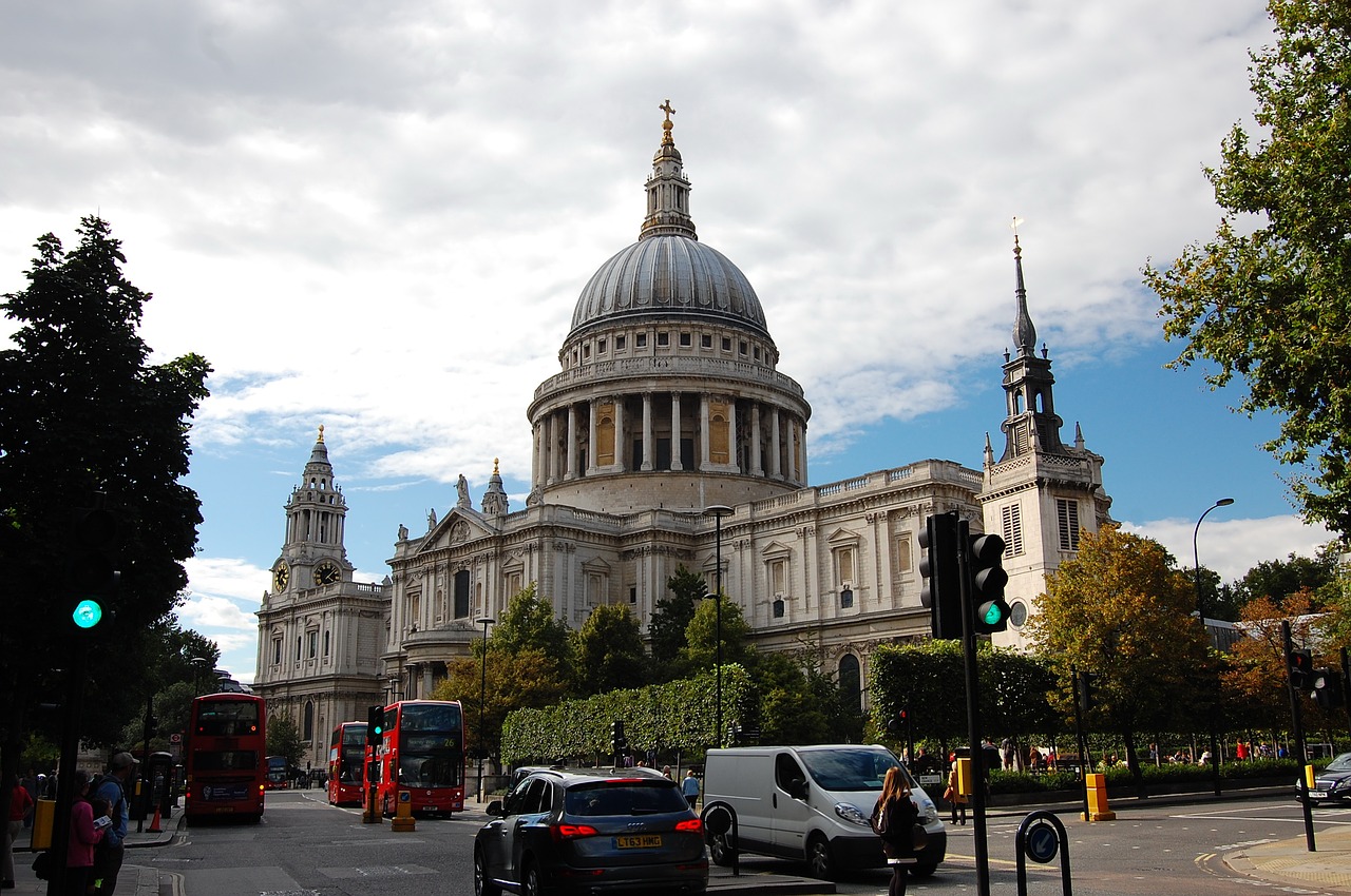 Londonas, Londono Šv. Pauliaus Katedra, Bažnyčios, Nemokamos Nuotraukos,  Nemokama Licenzija