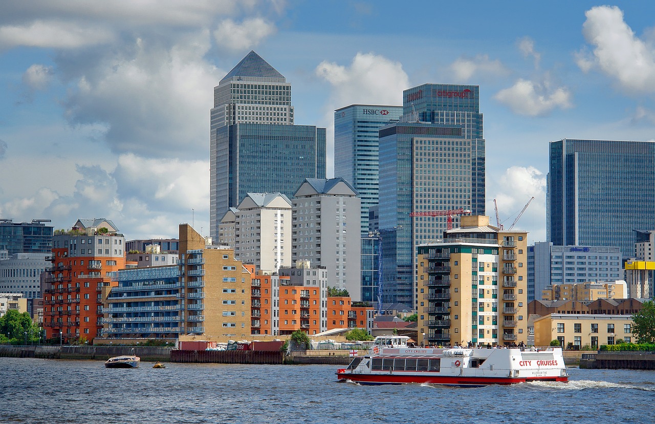 Londonas, Panorama, Dangoraižis, Anglija, Jungtinė Karalystė, Pastatas, Miestas, Architektūra, Temzės Upė, Uostas