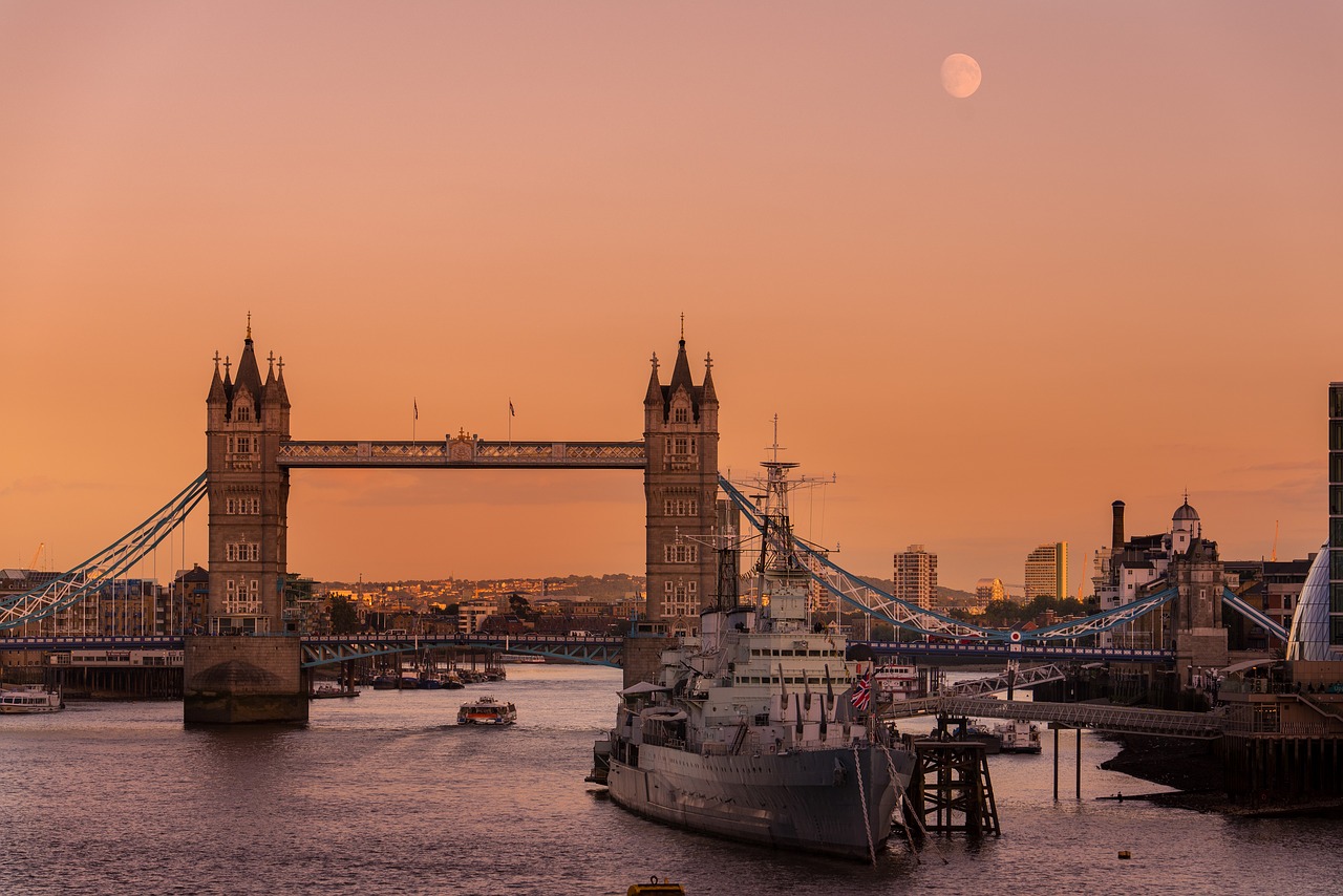 Londonas,  Thames,  Tiltas,  Bokštas,  Uk,  Miestas,  Didžioji Britanija,  Architektūra,  Europa,  Miestovaizdis