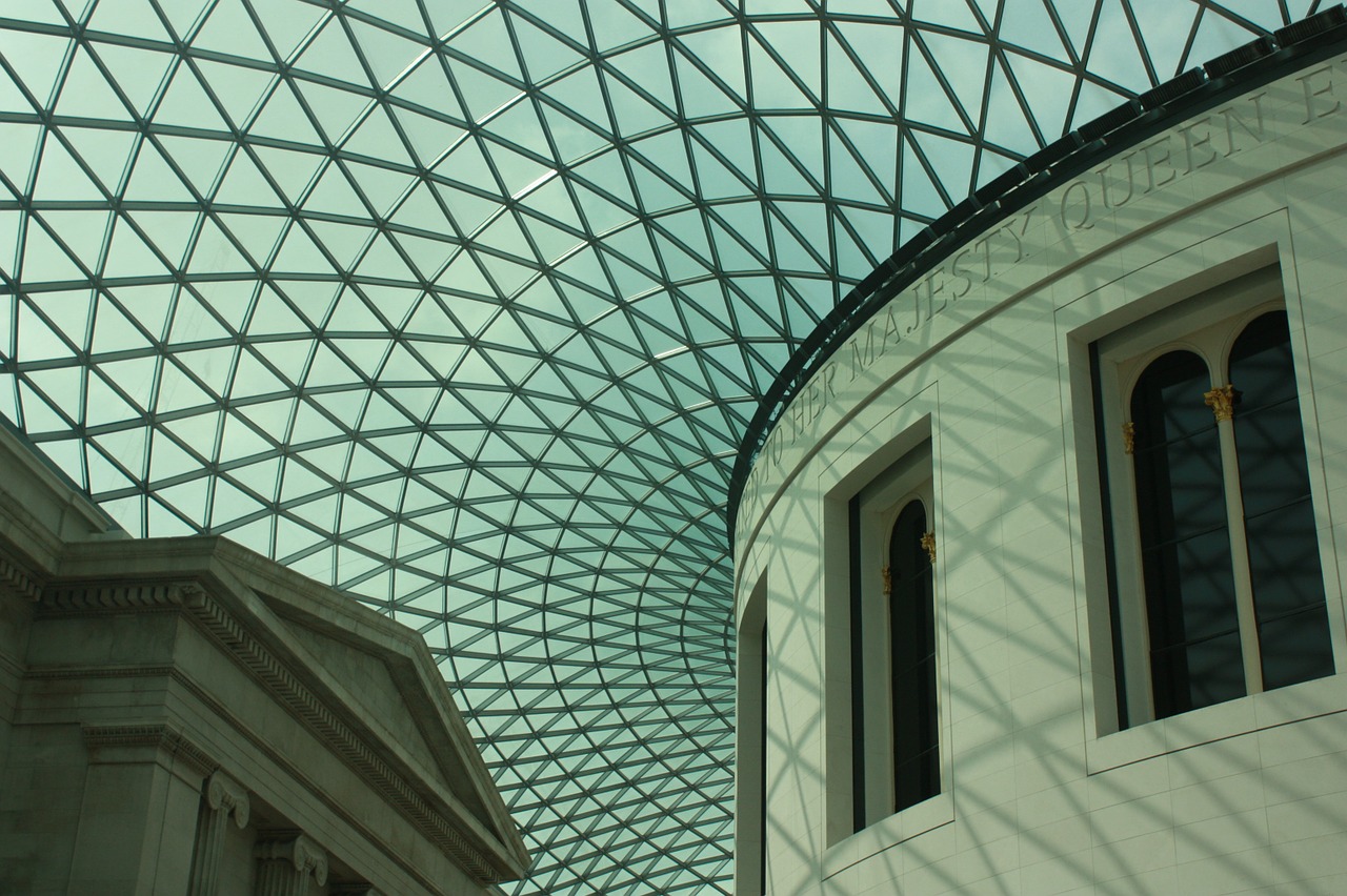 Londonas, Britų Muziejus, Architektūra, Linijos, Nemokamos Nuotraukos,  Nemokama Licenzija