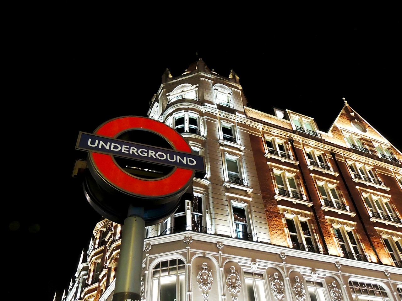Londonas, Knightsbridge, Po Žeme, Metro, Orientyras, Britanija, Uk, Miestas, Eksterjeras, Architektūra