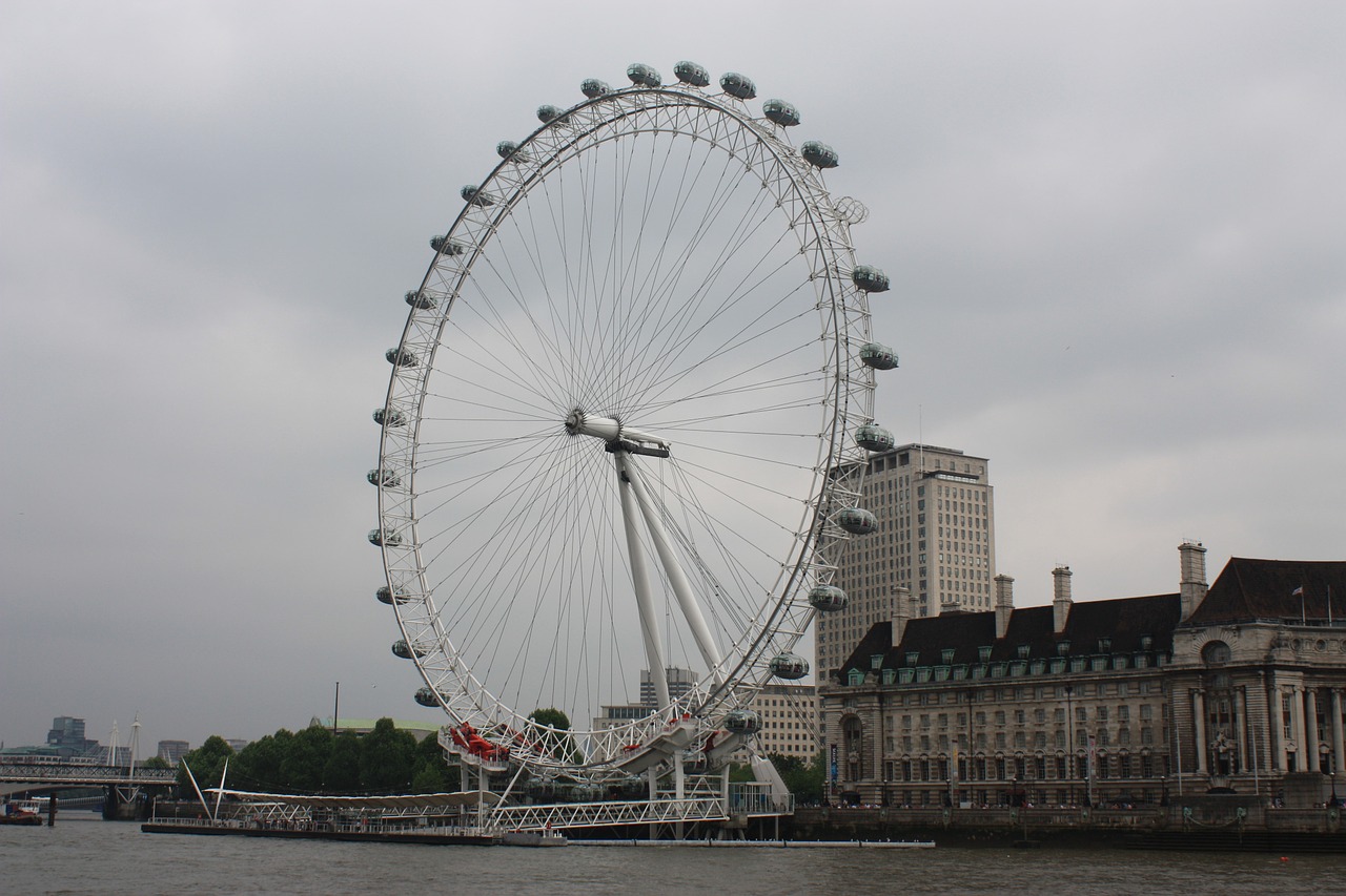 Londonas, Londono Akis, Ferris Ratas, Nemokamos Nuotraukos,  Nemokama Licenzija