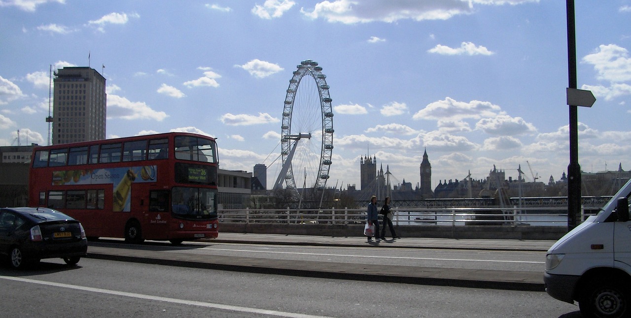 Londono Akis, Londonas, Anglija, Architektūra, Vanduo, Tiltas, Autobusas, Miestas, Dviaukštis, Eismas