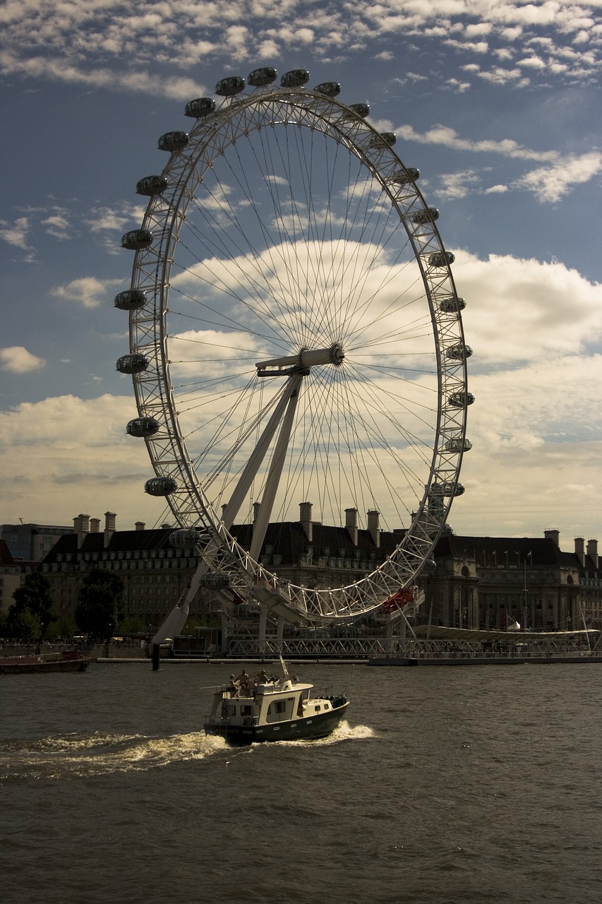Londono Akis, Thames, Ferris, Nemokamos Nuotraukos,  Nemokama Licenzija