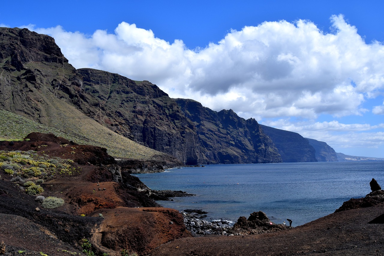 Los Gigantes, Tenerifė, Kranto, Perspektyva, Uolos, Jūra, Kanarų Salos, Užsakytas, Nemokamos Nuotraukos,  Nemokama Licenzija