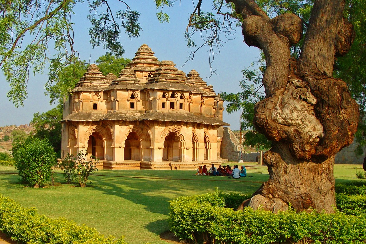 Lotus Mahal, Hampi, Unesco Svetainė, Karnataka, Indija, Pasaulio Paveldo Vieta, Nemokamos Nuotraukos,  Nemokama Licenzija