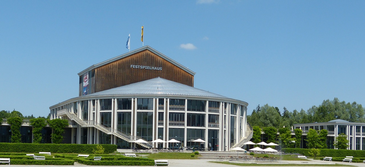Louis Festspielhaus Füssen, Teatras, Ežeras Forggensee, Nemokamos Nuotraukos,  Nemokama Licenzija