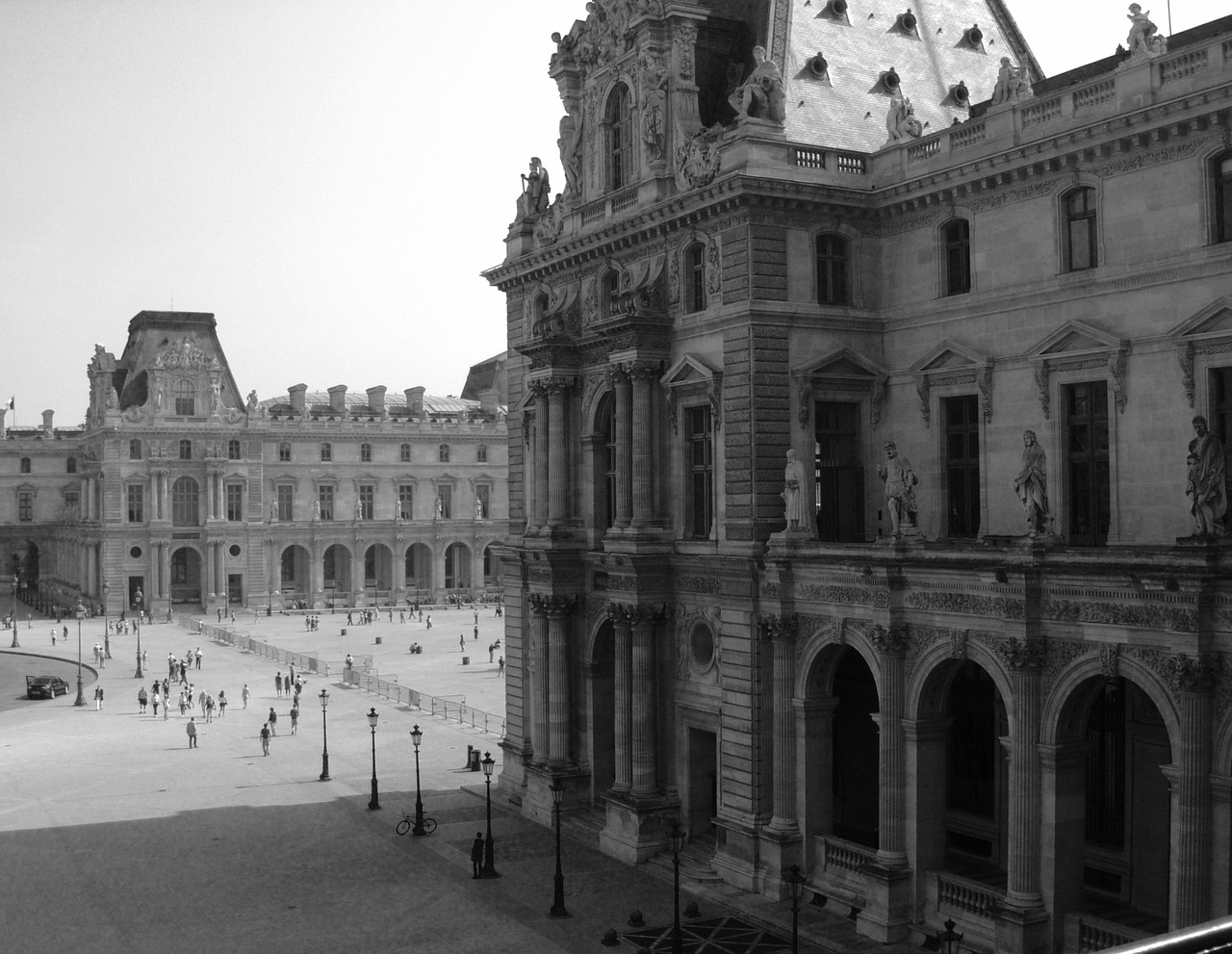 Lova, Paris, Juoda Ir Balta, Miesto Panorama, France, Nemokamos Nuotraukos,  Nemokama Licenzija