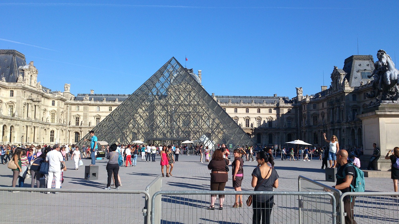 Lova, Paris, Muziejus, Piramidė, Menas, Kultūra, Žinomas, France, Architektūra, Kelionės Tikslas