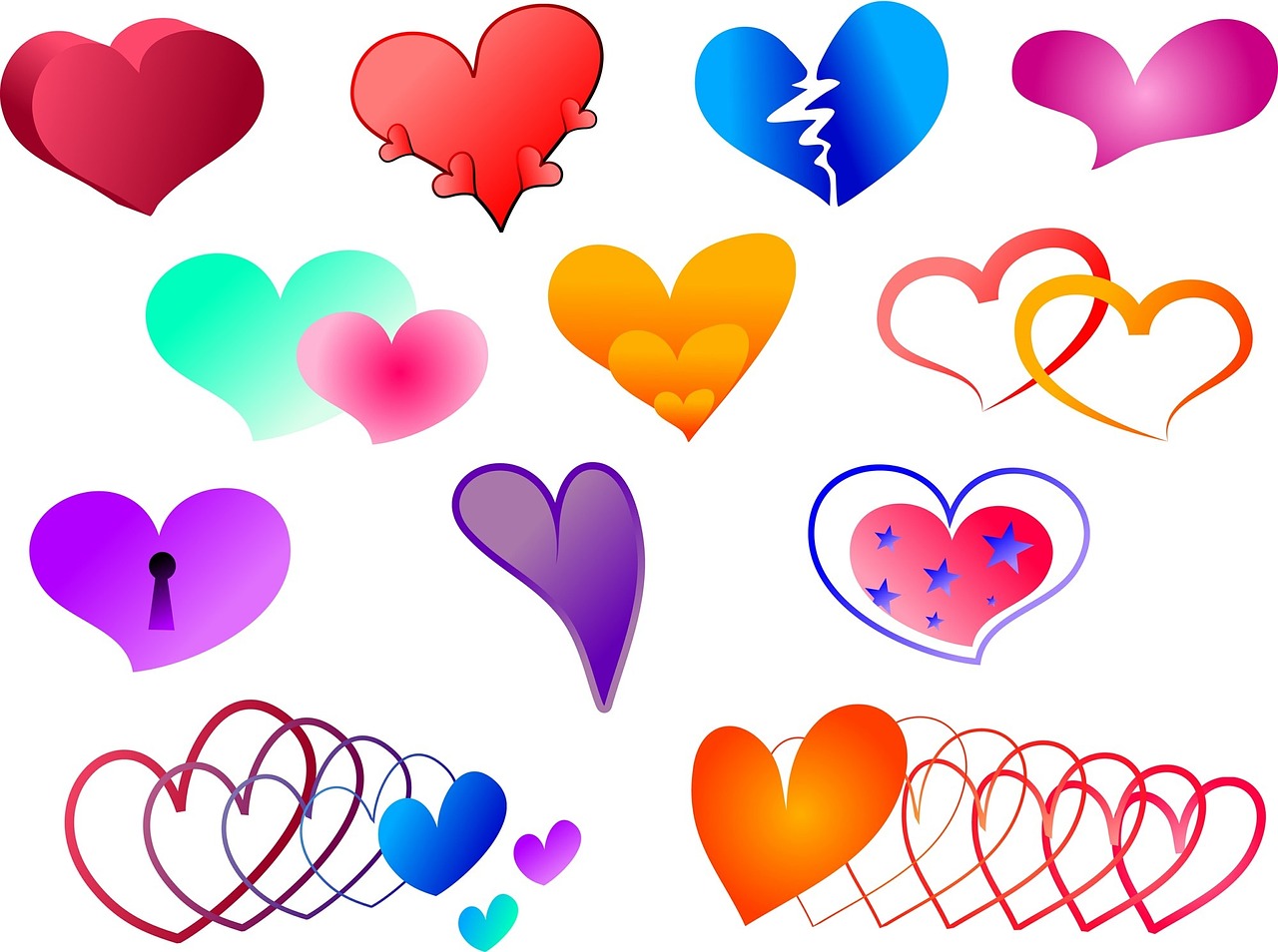 Meilė, Širdis, Formos, Simbolis, Valentine, Myliu Širdį, Romantika, Romantiškas, Dizainas, Elementai