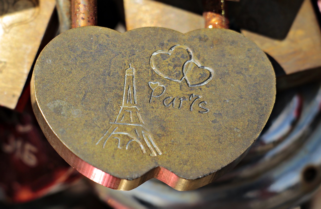 Meilės Pilis, Užraktas, Pilis, Paris, Mylėti Į Parizą, Tiltas, Meilė, Meilės Simbolis, Simbolis, Metalas