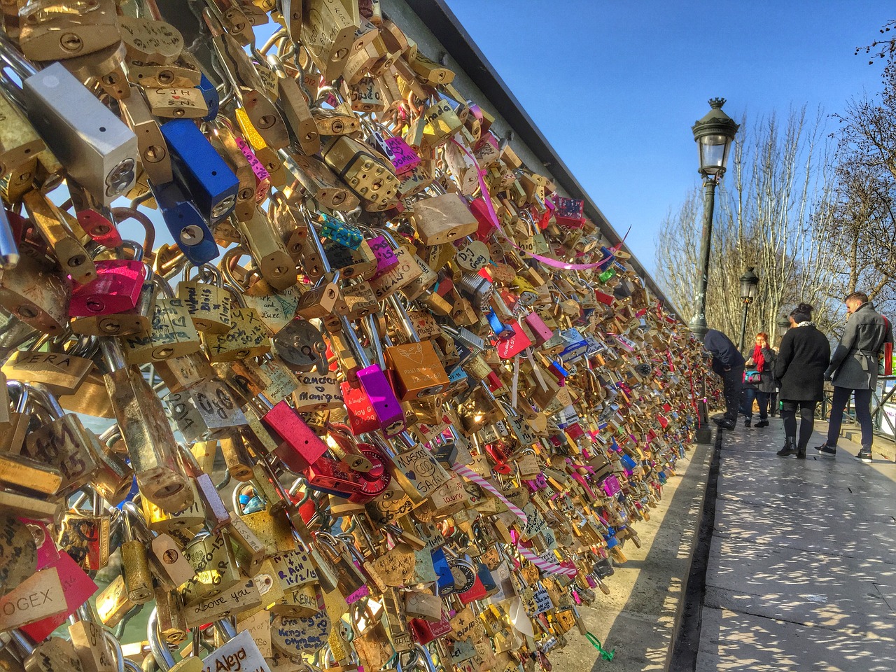 Meilės Spynos, Spynos, Tiltas, Paris, France, Prancūzų Kalba, Širdis, Romantika, Užraktas, Meilė