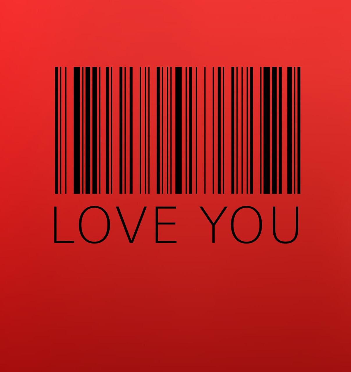 Myliu Tave,  Fonas,  Meilė,  Tu,  Brūkšninis Kodas,  Brūkšninis Kodas Myliu Tave,  Myliu Pranešimą,  Valentino Diena,  Komunikacijos,  Raudona