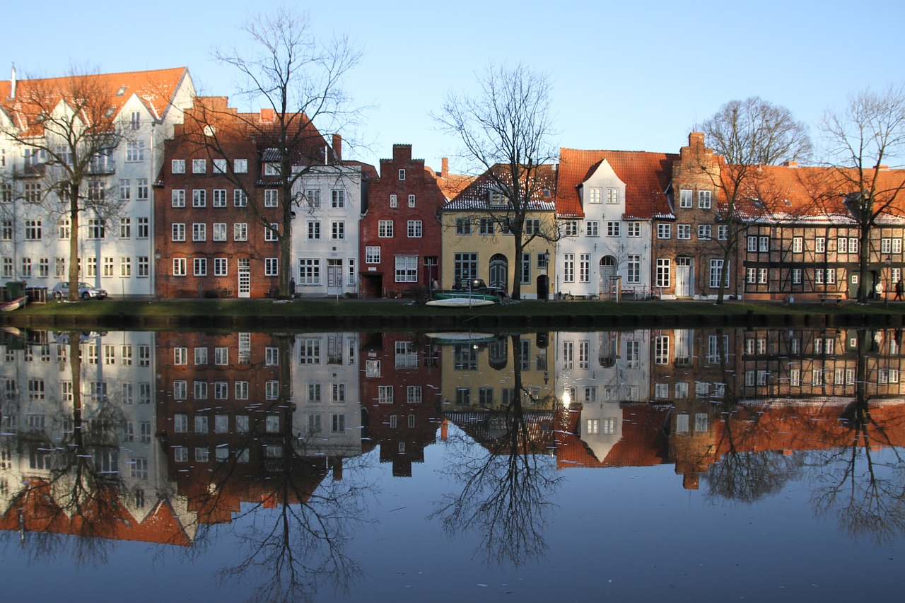 Lübeck, Senamiestis, Kanalas Liubekas, Nemokamos Nuotraukos,  Nemokama Licenzija