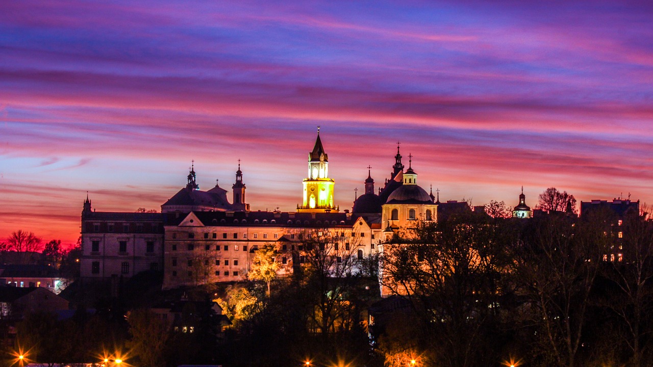 Lublin, Pilis, Vakaruose, Lenkija, Paminklas, Lubelskie, Turizmas, Panorama, Kelionė, Architektūra