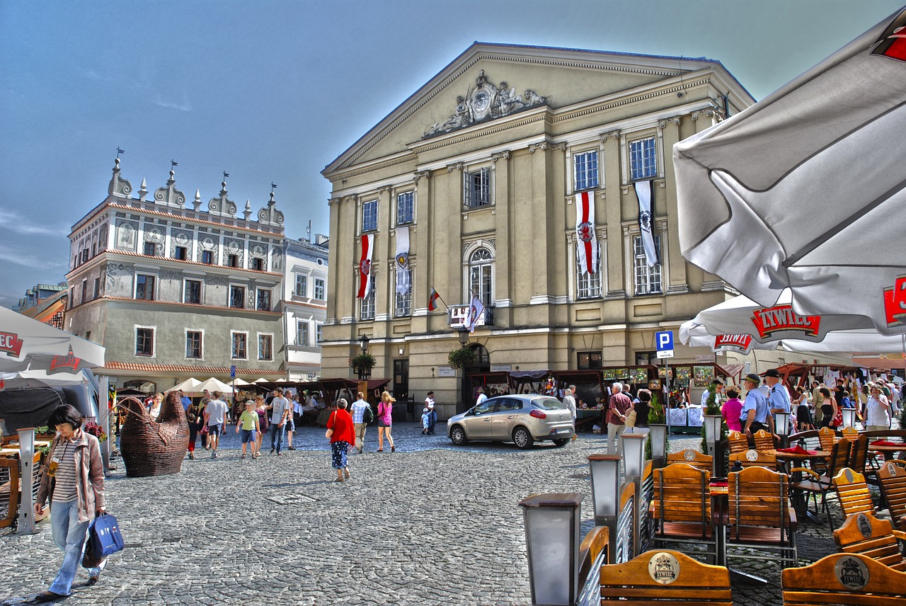 Lublin, Miestas, Istorinis Centras, Sienos, Senamiestis, Šalis, Lenkija, Miesto Rotušė, Nemokamos Nuotraukos,  Nemokama Licenzija