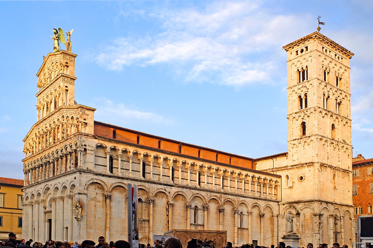 Lucca, Duomo, Katedra, Šventasis Martinas, San Martino, Bažnyčia, Krikščionis, Katalikų, Ispanų, Toskana