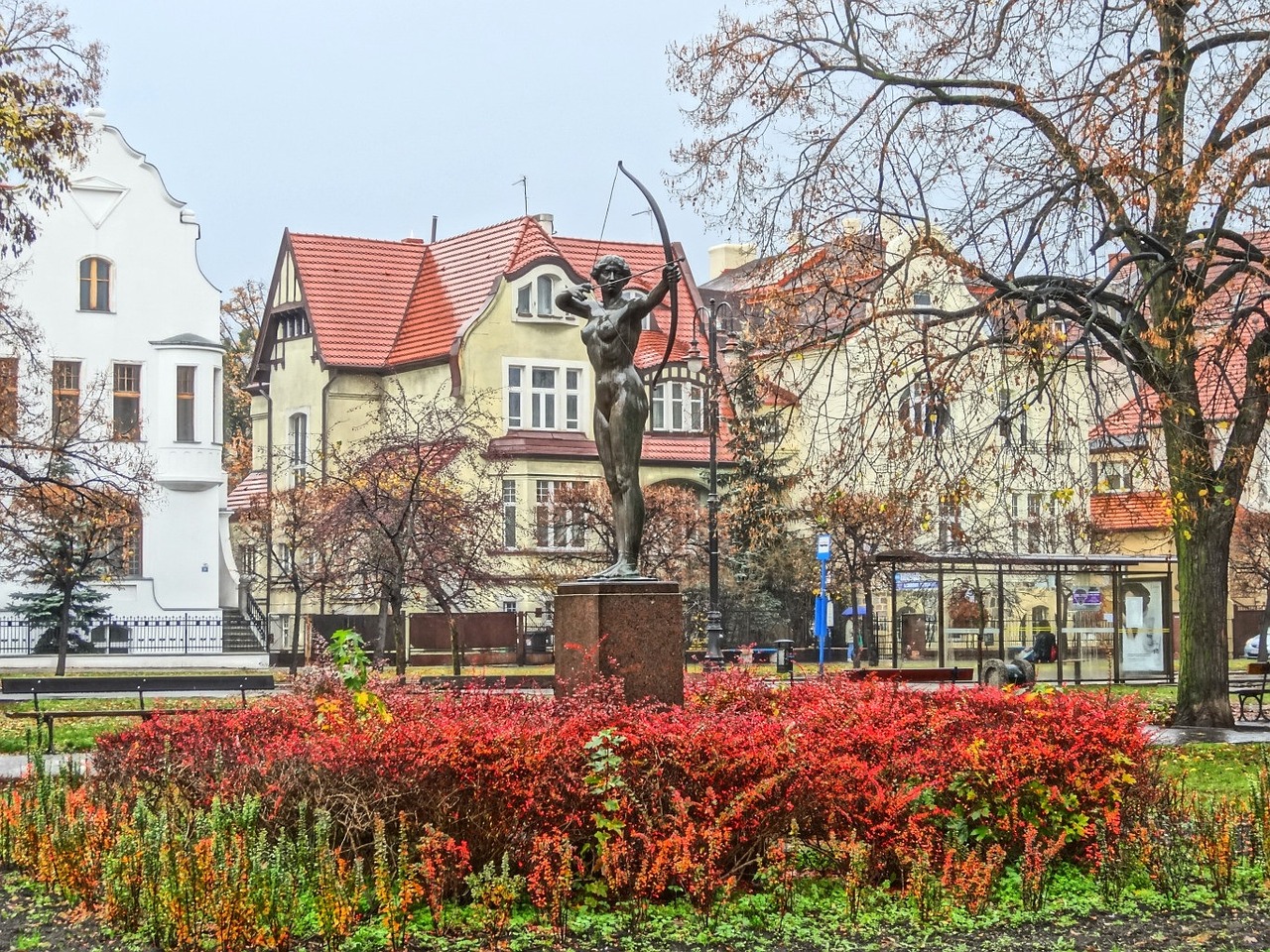 Luczniczka, Bydgoszcz, Statula, Skulptūra, Figūra, Meno Kūriniai, Parkas, Lankas Ir Strėlė, Nemokamos Nuotraukos,  Nemokama Licenzija