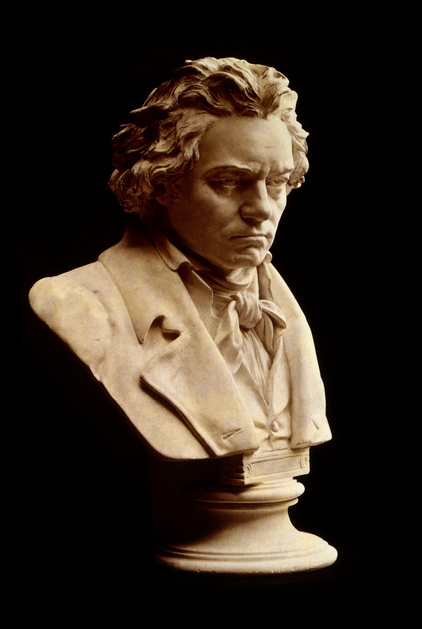 Liudvikas Van Beethovenas, Biustas, Kompozitorius, Galva, Vyras, Hugo Hagen, Žinomas, Vokiečių, Muzikantas, Muzika