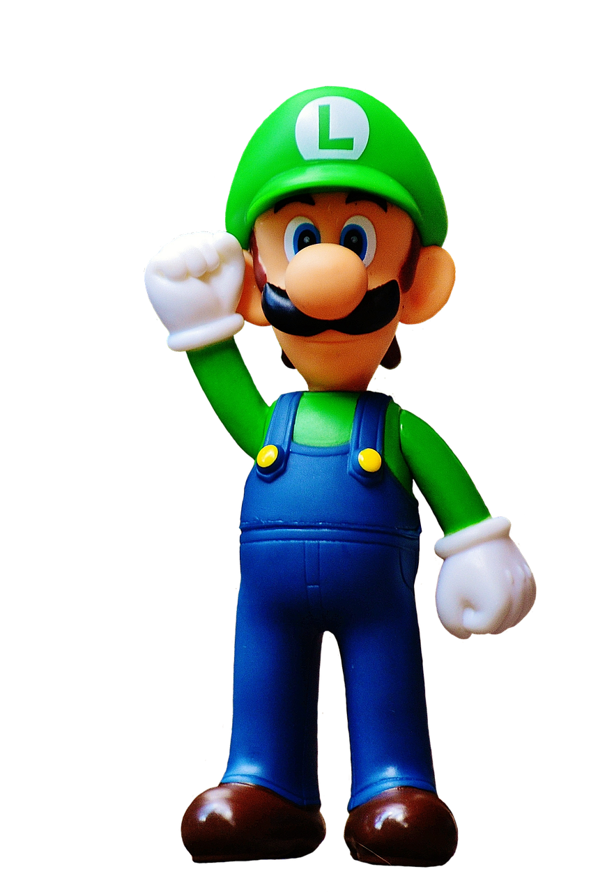 Luigi, Figūra, Žaisti, Nintendo, Super, Retro, Klasikinis, Kompiuterinis Žaidimas, Charakteris, Animacinis Filmas