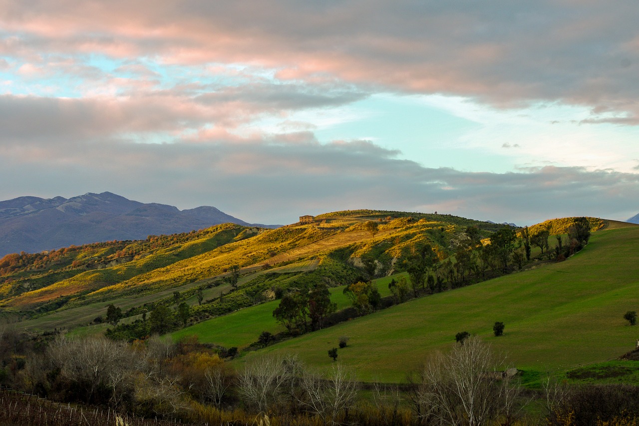 Lungro, Kalabrija, Italy, Park Pollino, Pollino, Pollino Nacionalinis Parkas, Kraštovaizdis, Vakarėliai, Vidurdienis, Saulėlydis