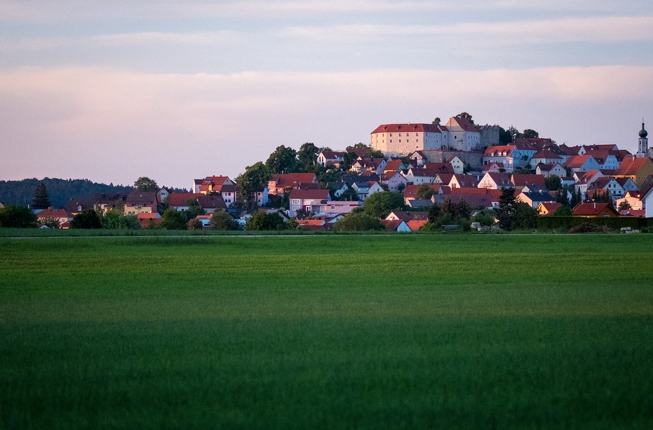 Lupburg,  Kaimas,  Miestas,  Turgus,  Bavarija,  Viršutinė Palatinate,  Kaimo,  Idilė,  Viduramžių Kaimas,  Ruduo